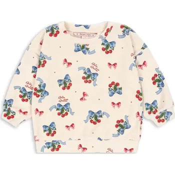 Chlapecká mikina Dětská mikina s bavlnou Konges Sløjd ITTY SWEAT SHIRT GOTS KS103831.9BYA béžová 01X, vel. 98