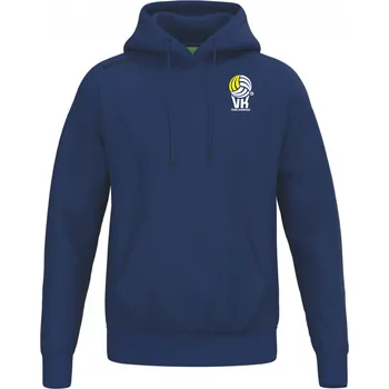 Pánská mikina ERIMA MIKINA PŘES HLAVU S KAPUCÍ 151 VK KARLOVARSKO UNISEX - Tmavě modrá - velikost XXXXL