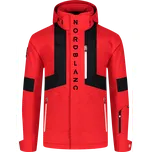 Pánská lyžařská bunda NORDBLANC WILDLIFE NBWJM8295 ČERVENÁ XL