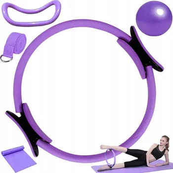 podložka na cvičení VYBAVENÍ NA JÓGU A CVIČENÍ SADA PĚTI KRUHŮ NA CVIČENÍ PILATES