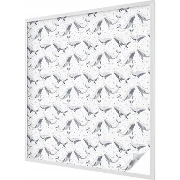 Okenní dekorace Ozdobná Fólie mléčná fólie Samolepicí Mořská stvoření 100x116