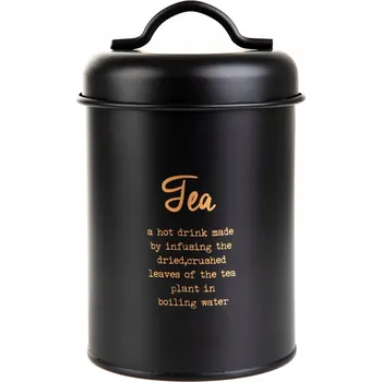 Obraz Nádoba na čaj ESCILLE černá 14x10 cm HOMLA