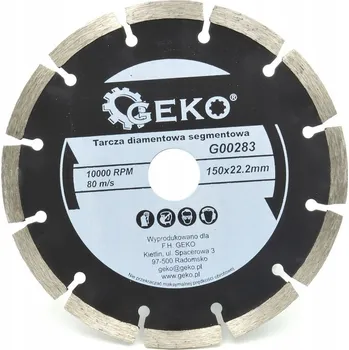 Řezný kotouč Diamantový kotouč Geko G00283 segmentový 150 mm na betonu
