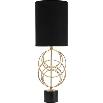 Lampička Stolní lampa Circly 65 cm černo-zlatá
