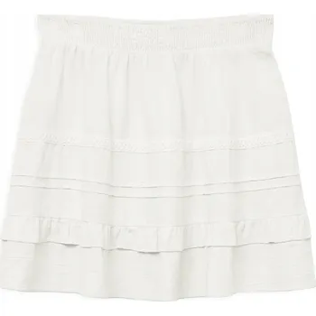 Dámská sukně Vero moda Dámská mini Sukně VERO MODA-10325239 Snow White Bílá
