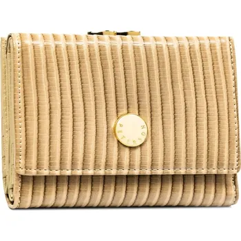 Peněženka Peterson peněženka z pravé kůže béžová - dámská