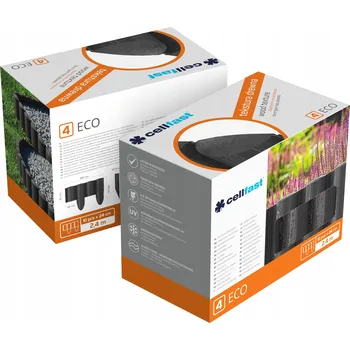 Zahradní obrubník Zahradní lem plast 240 cm x 9,5 cm šedý