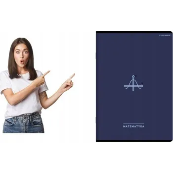 Sešit Sešit na MATEMATIKU A4, 60 listů, mřížka (kostkovaný), mix vzorů Top-2000