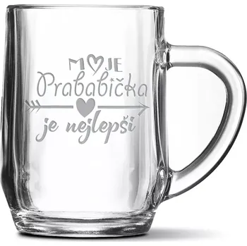 Sklenice Sablio Půllitr Moje prababička je nejlepší: 0,5 l