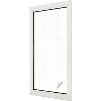 Okenní dekorace Fólie na okna mléčná, samolepicí, okenní fólie na balkon s květinovým vzorem 50x116 cm