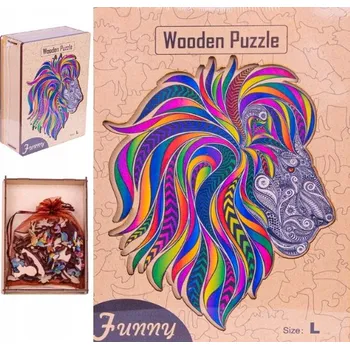 Dřevěná hračka DŘEVĚNÉ PUZZLE PRO DOSPĚLÉ DÁRKOVÁ DÁREK