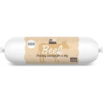 Krmivo pro psa Tréninková klobása pro psy PEPE Beef (hovězí) 200g