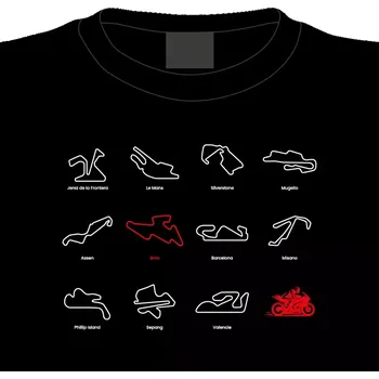 Pánské tričko Tričko - okruhy MotoGP L