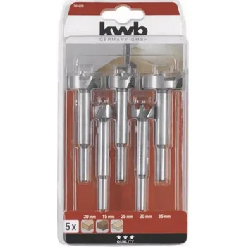 Vrták KWB sada vrtáků Forstner Quality 5ks 49706090