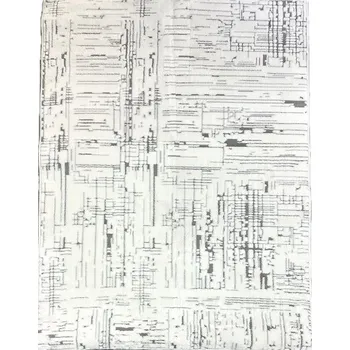 Koberec SMUKEE MĚKKÝ KOBEREC VERONA 70 x 140 cm BÍLÝ ŠEDÝ 425