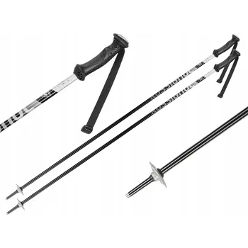 Sjezdová hůlka Juniorské lyžařské hole ROSSIGNOL TACTIC JR Black 95 cm