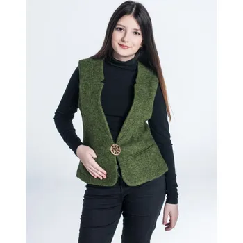 Dámská vesta Runo Styl Dámská vesta IGA zelená barva Velikost: EU 40