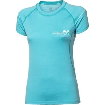 Dámské tričko MW NKRZ dámské merino triko s krátkým rukávem mint melír S