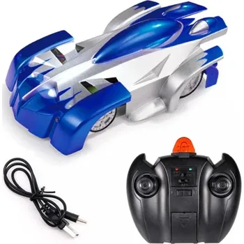 RC model Leventi Antigravitační autíčko Wall Climber - Modrý