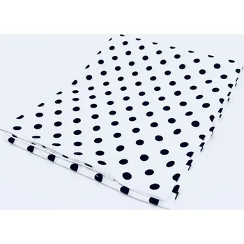 Šátek Bavlněné šátky s velkými puntíky - více barev - rozměr 65 cm x 65 cm puntíky černá