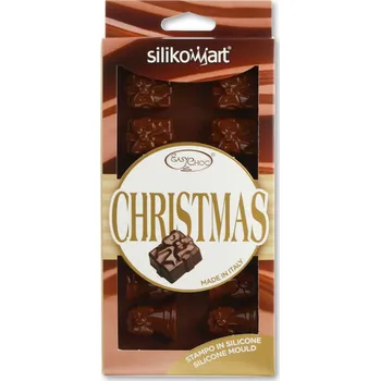 Přisada na vaření a pečení Forma na čokoládové Vánoce | Silikomart | Cukrářské potřeby