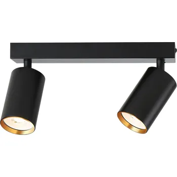 Žárovka Immax NEO PUNTO-2 Smart bodové svítidlo černé zlaté zdroj GU10 4,8W, RGB+CCT Zigbee 3.0