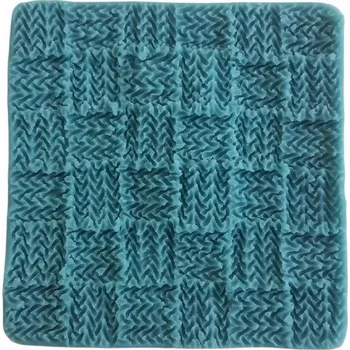 Silikonová forma struktura pletení - Cakesicq | Cukrářské potřeby