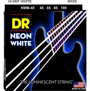 Strunný nástroj DR Strings Neon White NWB-45