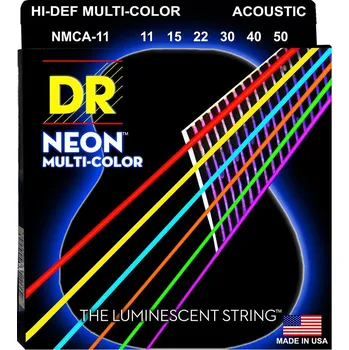 Příslušenství pro strunný nástroj DR Strings Neon Multi-Color NMCA-11