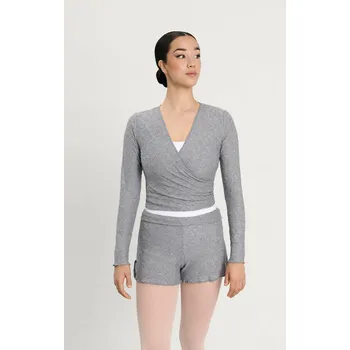 Dámský svetr Intermezzo,Zavinovací svetřík 6651, šedá XL