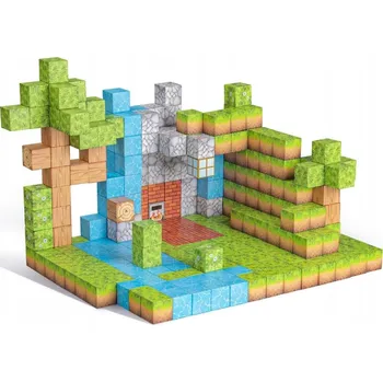 ostatní stavebnice Stavebnice Stavební kostky Pixele Sada 100 ks domeček