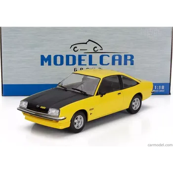 autíčko Mcg Opel Manta B Gt/e 1975 1:18 Žlutá Černá