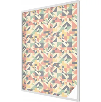 Okenní dekorace Samolepicí Okenní Fólie Mrazivá Dekorativní Energie geometrie 100x146