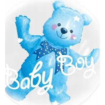 Balónek Fóliový Balón v Balónu Medvídek Chlapeček Helium