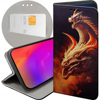 Pouzdro na mobilní telefon Flipové pouzdro Hello Case pro Xiaomi Redmi Note 8T červené