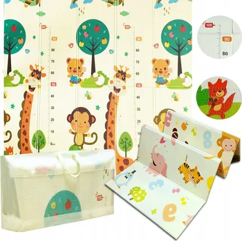 Hrací deka Pěnová podložka skládací oboustranná 180x150 edu