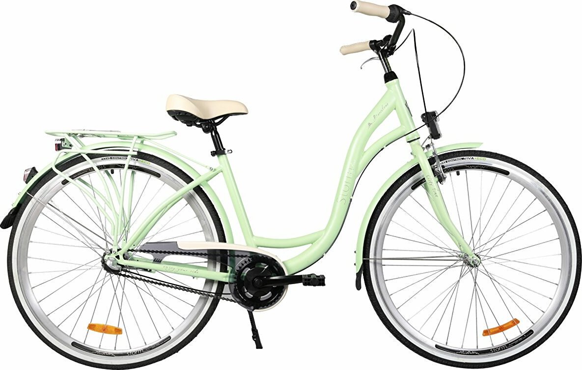 kolo STORM Barcelona 28" 3sp. 17" pistáciové Zelená 17"