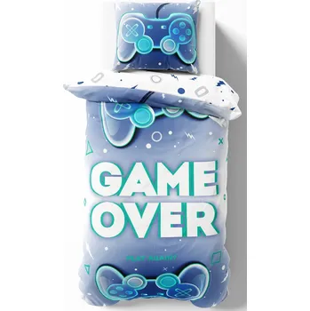 Povlečení Povlečení Game Over 140x200 Svítící – Ideální pro malé i velké hráče