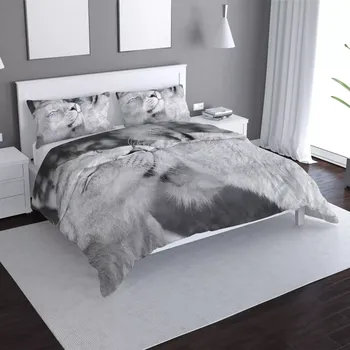 Povlečení Sablio Povlečení Lvice - 140x220 / 90x70