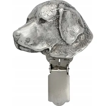 Brož Labradorský retrívr brož s klipem na startovní číslo pro psí výstavy