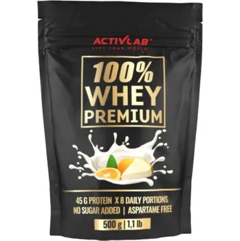 Protein Protein Activlab WPC prášek 500 g příchuť tvarohový koláč s pomerančem