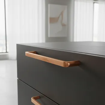 Nábytkové kování Interex design Úchytka BRISA / Měď 256 mm
