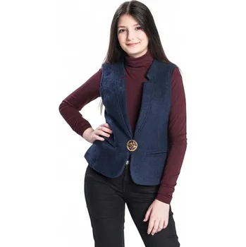 Dámská vesta Runo Styl Dámská vesta IGA tmavě modrá barvá Velikost: EU 48