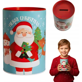 Vánoční dekorace VÁNOČNÍ POKLADNIČKA DÁREK K MIKULÁŠI DO ŠKOLY, ŠKOLKY