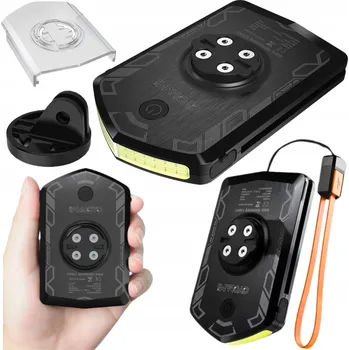 Cyklosvítilna SVĚTLO NA KOLO Přední LED denní svícení POWERBANKA lehké silné MTB