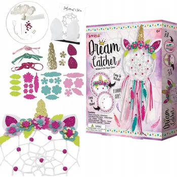 kreativní sada Zestaw Kreatywny DIY Łapacz Snów Jednorożec pro vlastní výrobu