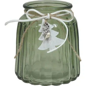 Svícen Svícen skleněný zelený 9306135
