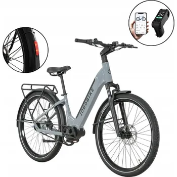 Elektrokolo Elektrokolo Jobobike Luxe 18 palců hliníkové šedé 27,5" 250 W