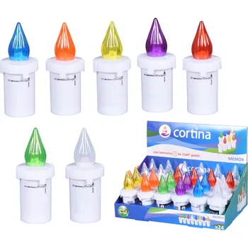 Nohel Garden Lampička hřbitovní MEMOR LED 90denní d4x10cm MOM 24ks