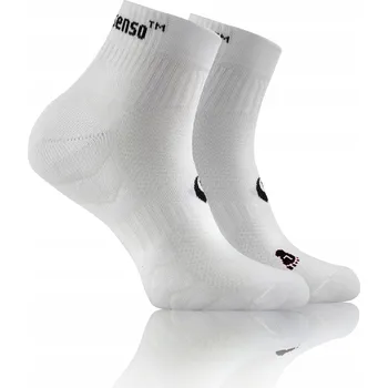 Dámské ponožky Sesto Senso bavlněné běžecké ponožky velikost 35-38 bílé